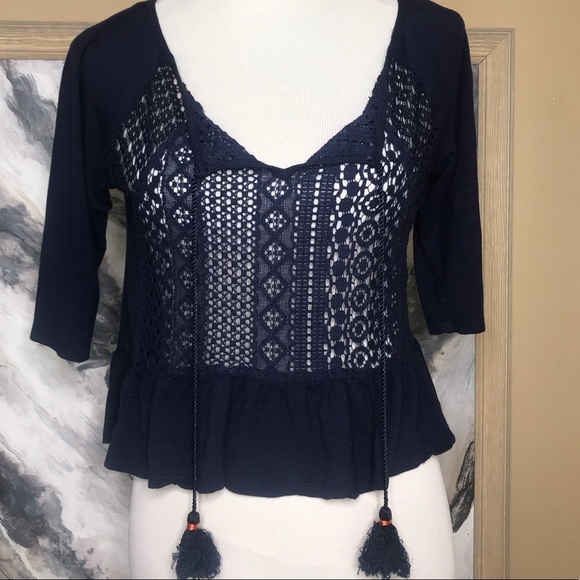 Jolt Tops - JOLT top navy blue. Size Medium